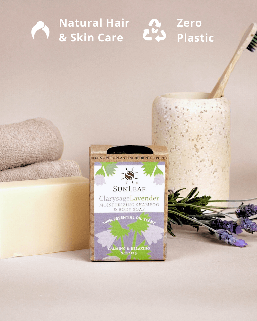 ClarySage Lavender Shampoo & Body Bar