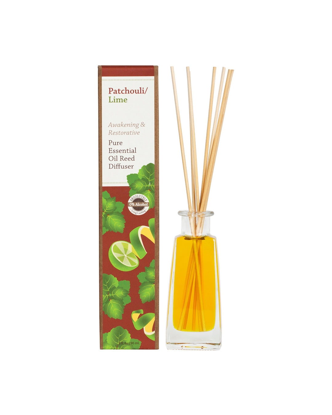 Patchouli Lime Reed Diffuser 3oz