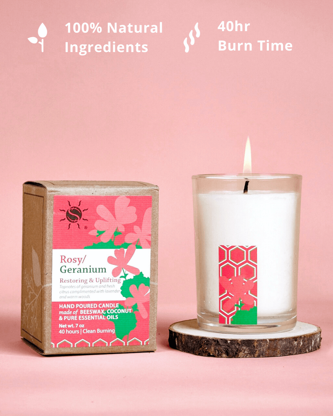 Rosy Geranium Candle