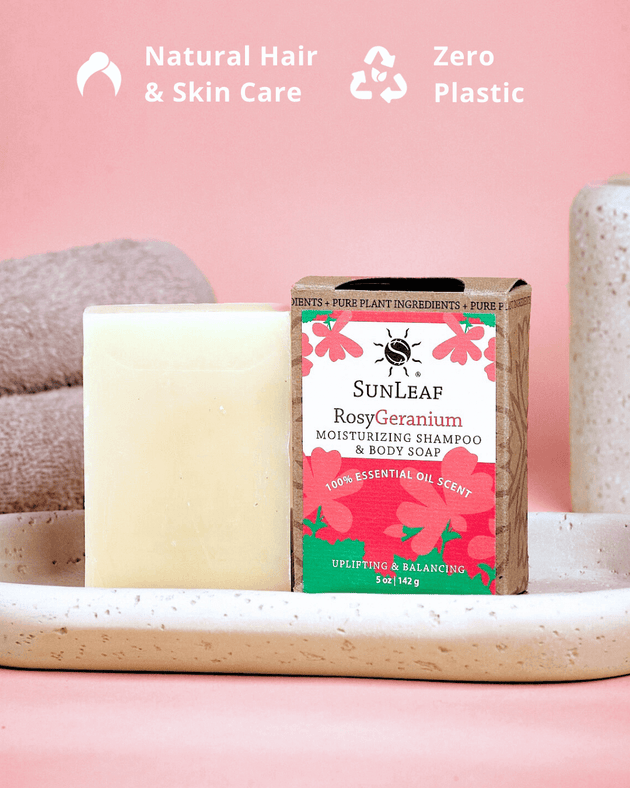 Rosy Geranium Shampoo & Body Bar