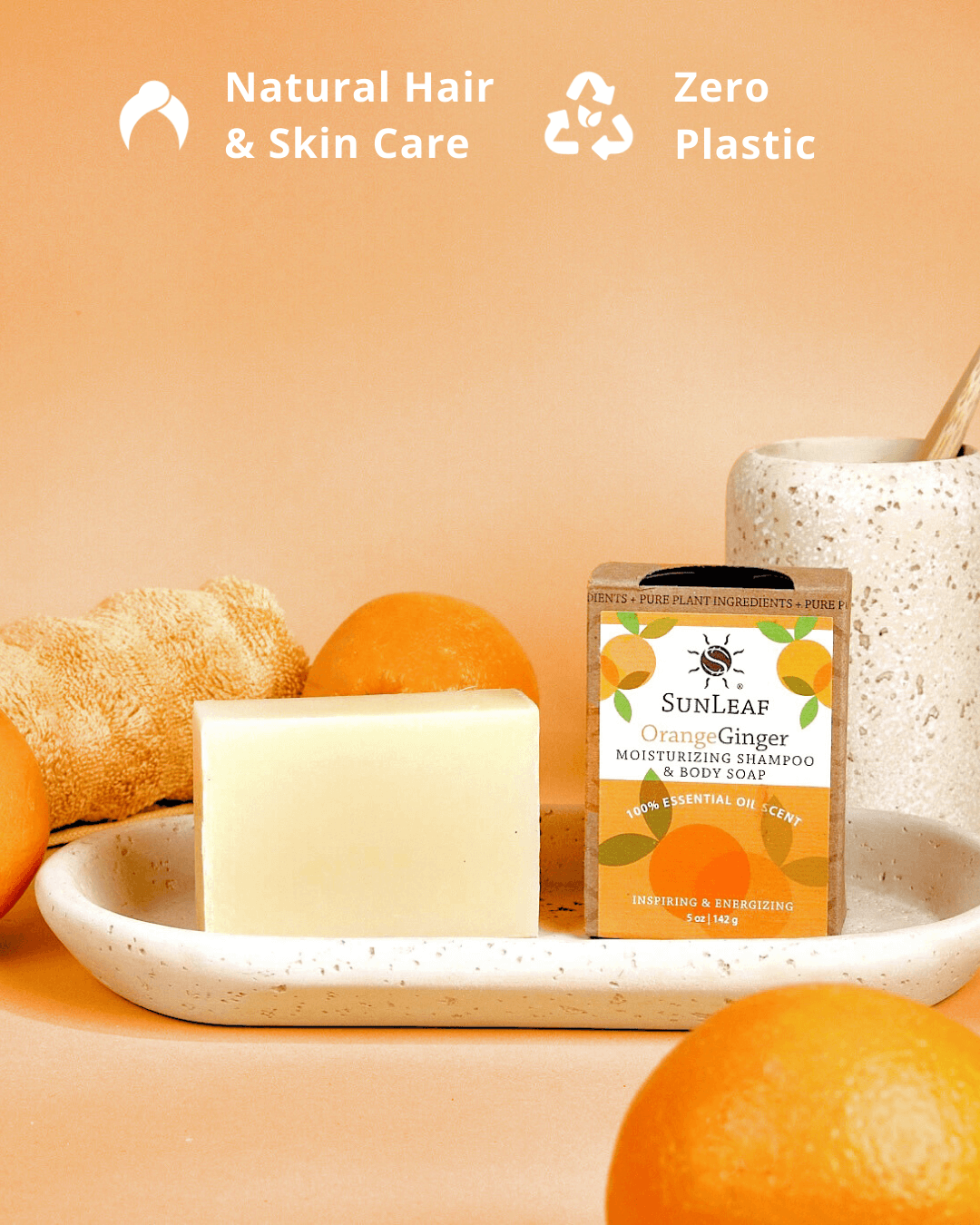 Orange Ginger Shampoo & Body Bar