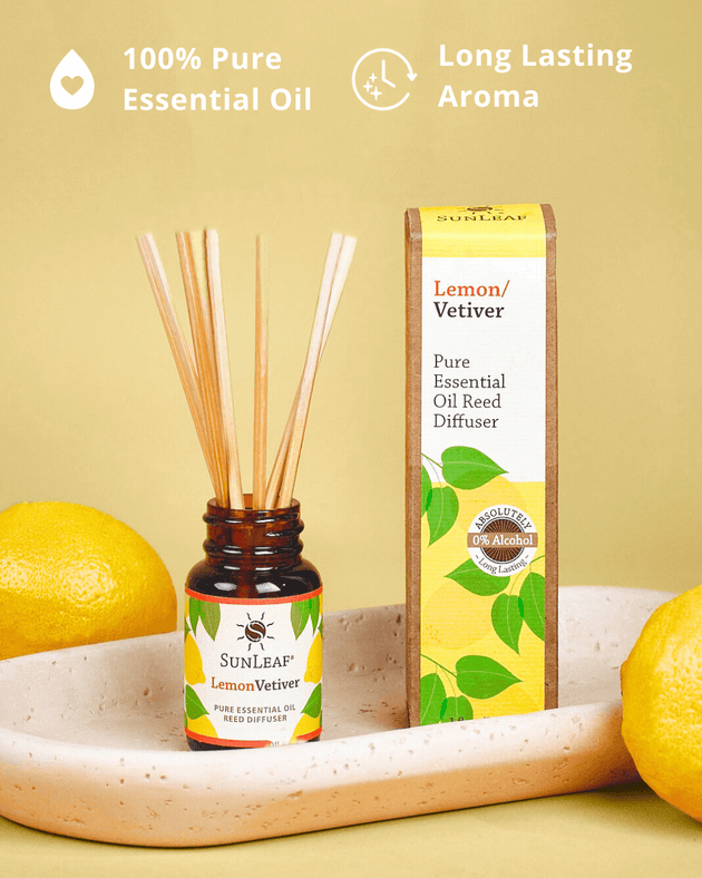 Lemon Vetiver Reed Diffuser 1oz