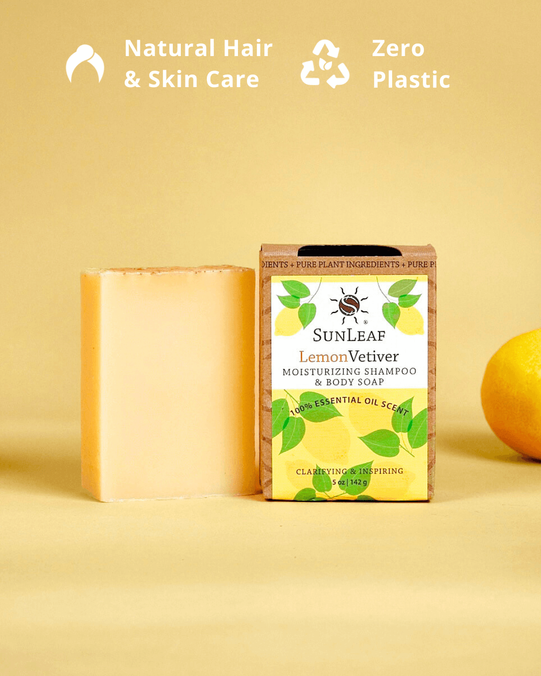 Lemon Vetiver Shampoo & Body Bar