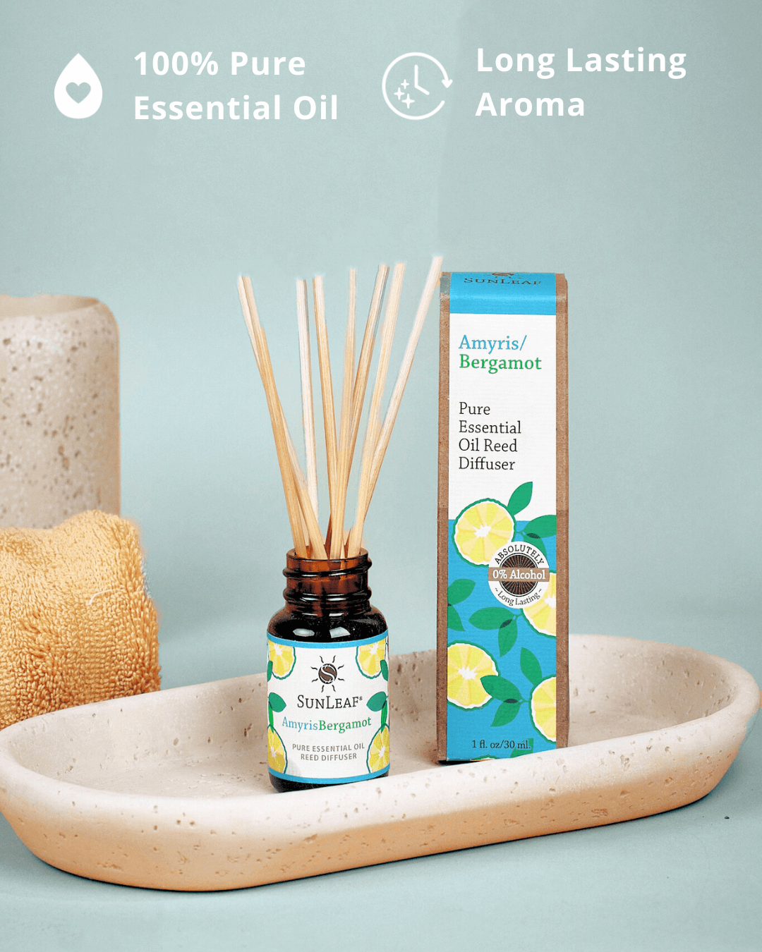 Amyris Bergamot Reed Diffuser 1oz