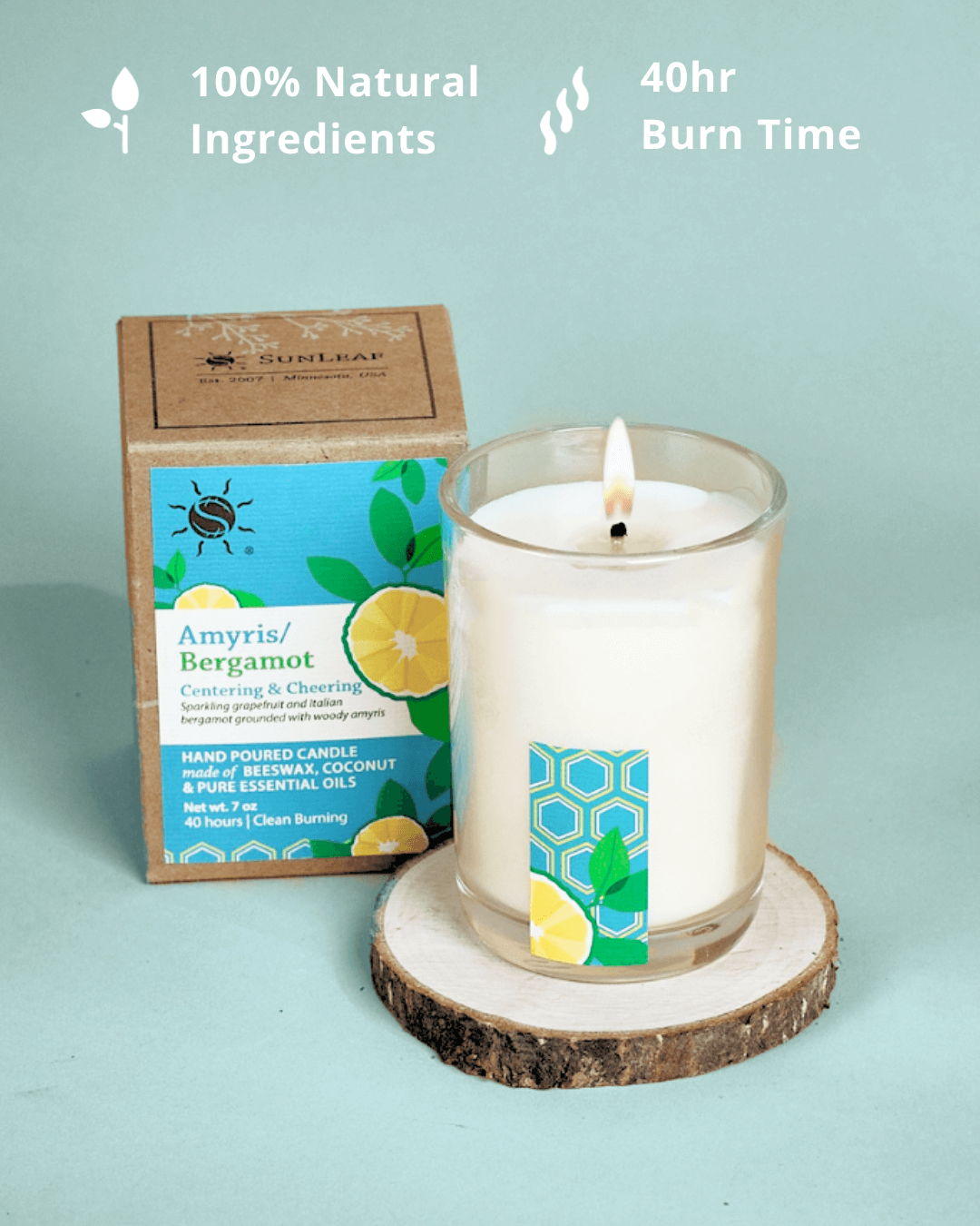 Amyris Bergamot Candle