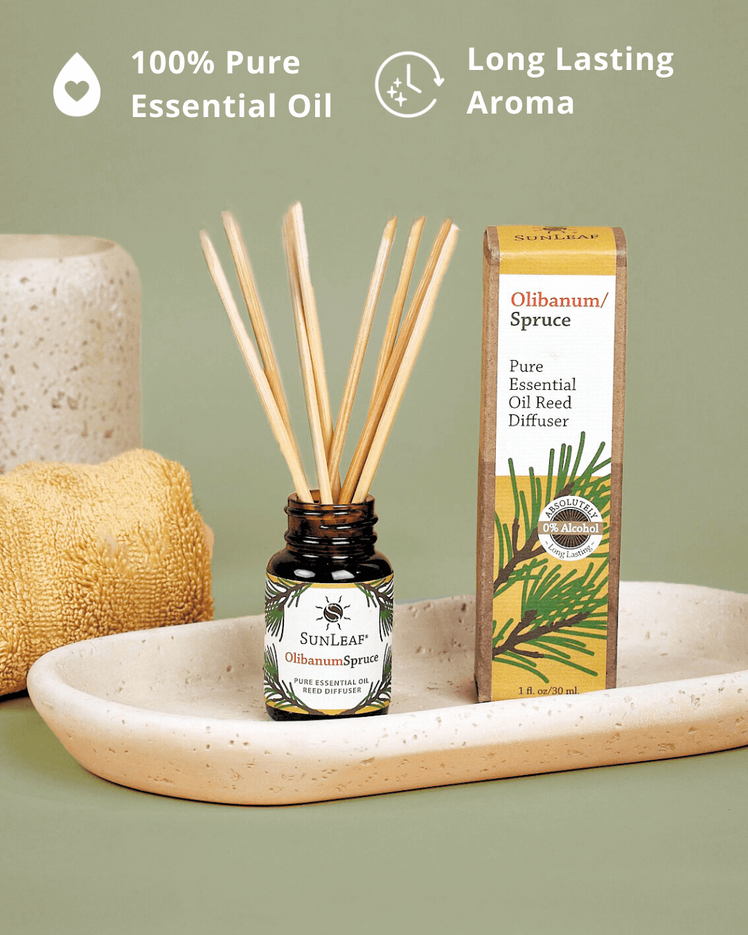 Olibanum Spruce Reed Diffuser 1oz