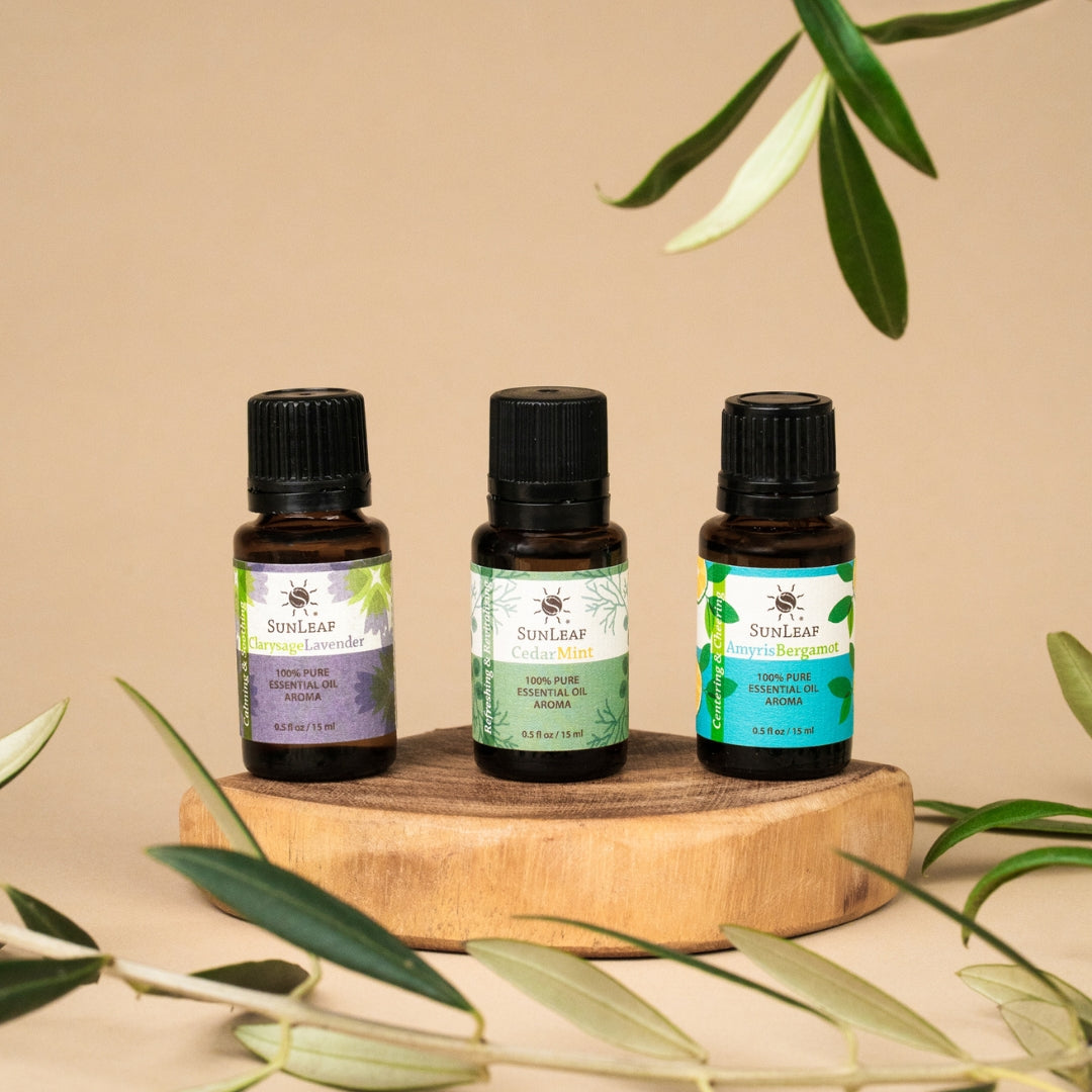 Tranquil Garden Essential Oil Aroma Trio